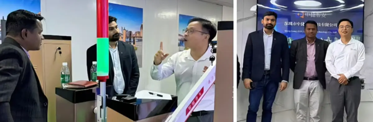 smart parking and pedestrian access control