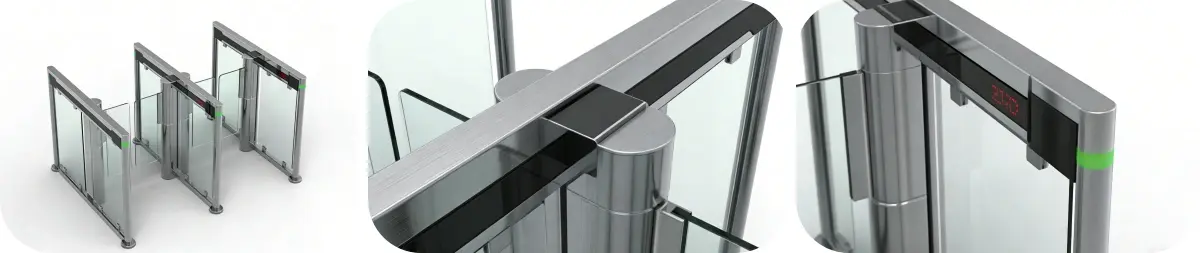 Slim Speed Gate Turnstile for Modern Entrances