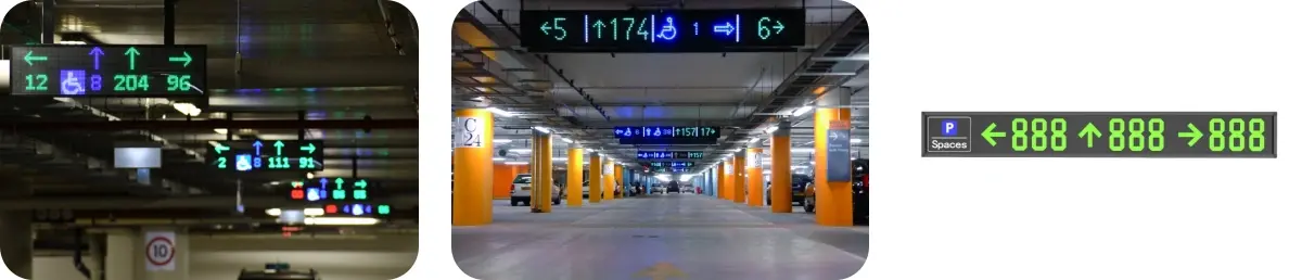 Indoor Parking Guidance Display Screen