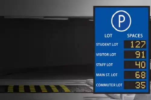 Outdoor Parking Guidance Direction LED Display Screen