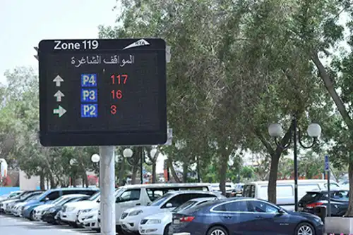 Entrance Outdoor Parking Guidance Display Screen Entrance Outdoor Parking Guidance Display Screen