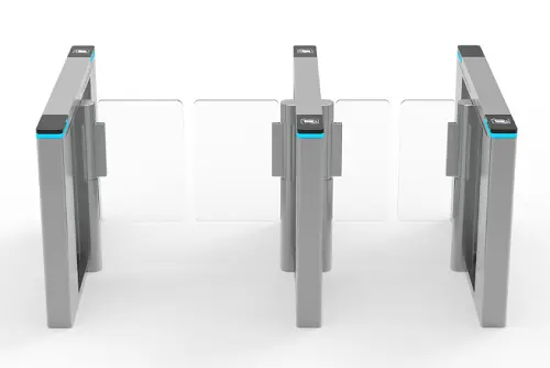 slim speed gate turnstile for modern entrances