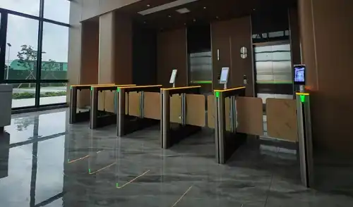 high-wing speed gate turnstile for fast access