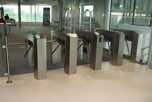 bridge-style tripod turnstile for premium facilities