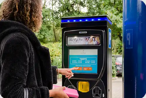 automatic parking payment terminal with touch screen automatic parking payment terminal with touch screen