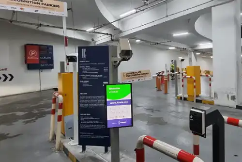 cashless parking payment station cashless parking payment station
