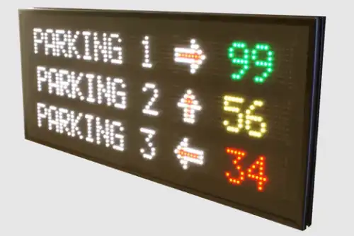 Outdoor Parking Guidance Direction LED Display Screen
