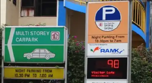 Outdoor Parking Guidance Direction LED Display Screen