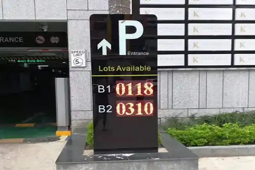 Entrance Outdoor Parking Guidance Display Screen Entrance Outdoor Parking Guidance Display Screen