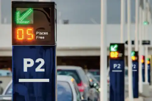 indoor parking guidance display screen