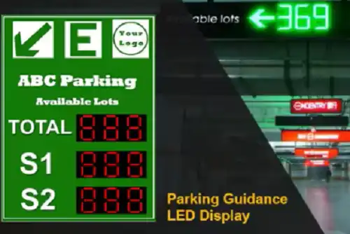parking guidance led display screen