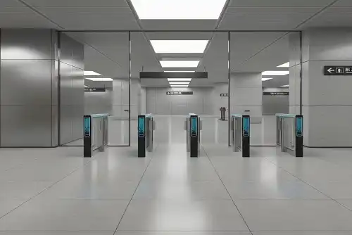 How High-Speed Access Control Turnstile Gate Works?