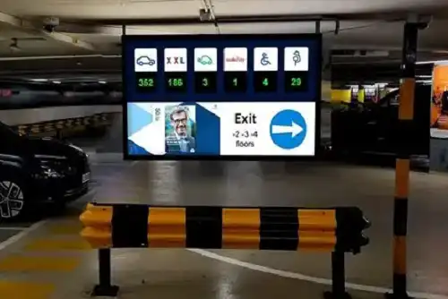 LED Display Screen Makes Parking Lot More Convenient