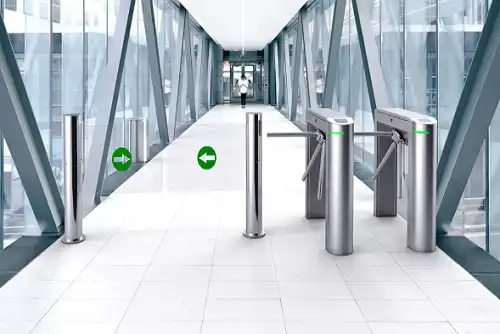 Bridge-Style Tripod Turnstile Benefits in Office Security