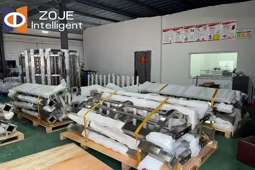 ZOJE Receives Overseas Client for On-Site Inspection of Full-Height Turnstile Bulk Order